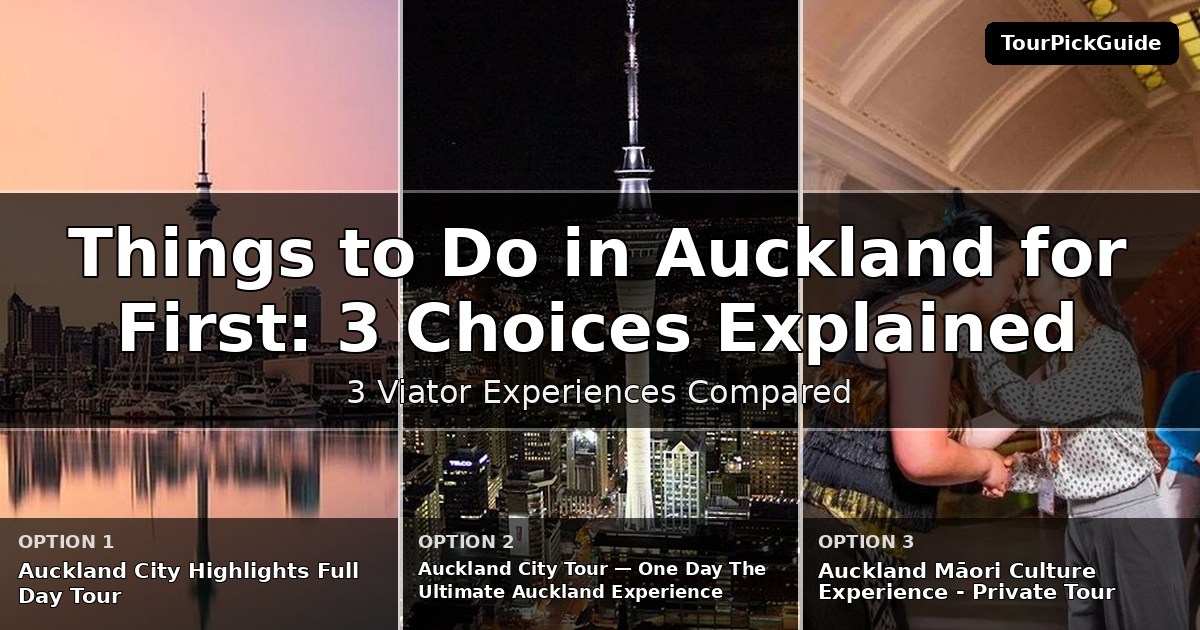 things to do in Auckland for first time visitors – three Viator experiences compared