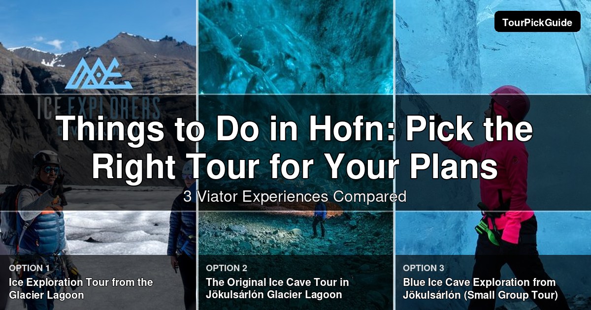 things to do in Hofn – three Viator experiences compared