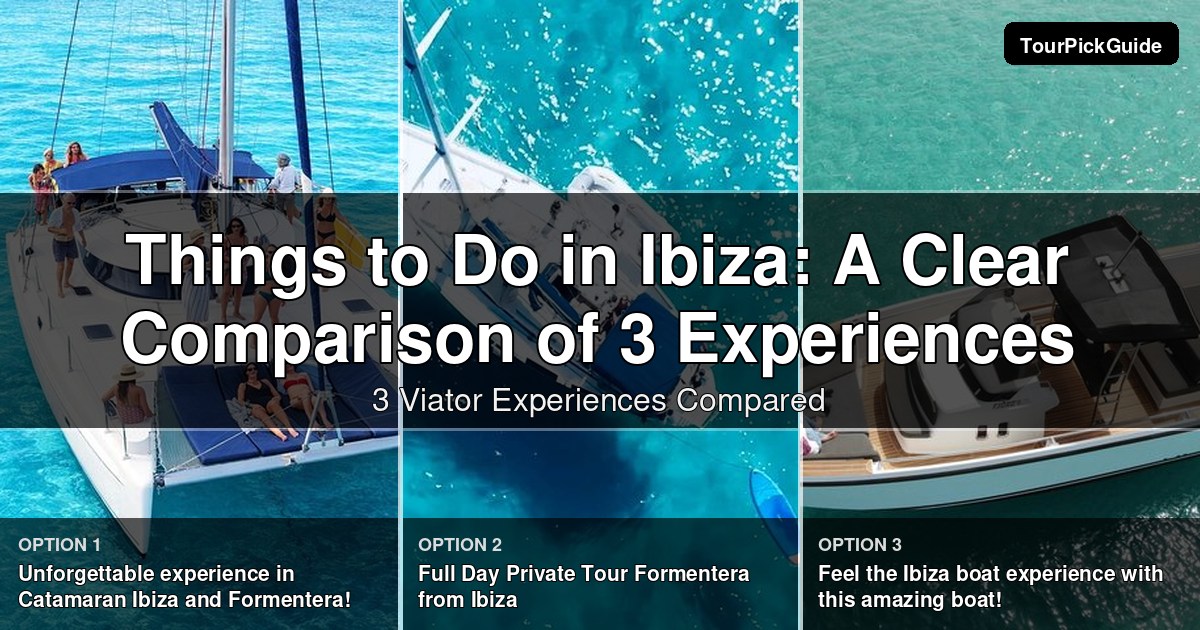 things to do in Ibiza – three Viator experiences compared
