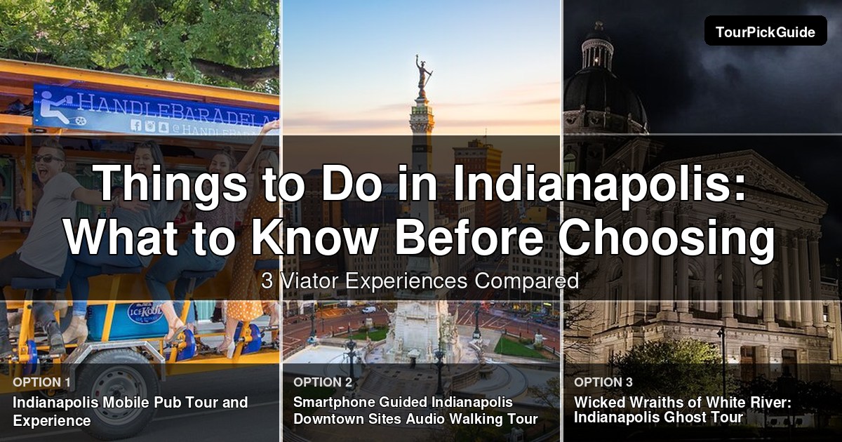things to do in Indianapolis – three Viator experiences compared