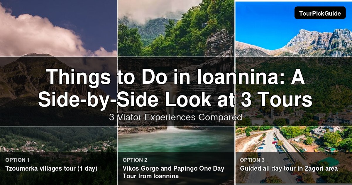 things to do in Ioannina – three Viator experiences compared