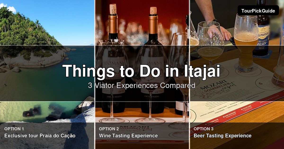 things to do in Itajai – three Viator experiences compared