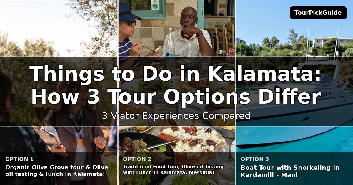 things to do in Kalamata – three Viator experiences compared