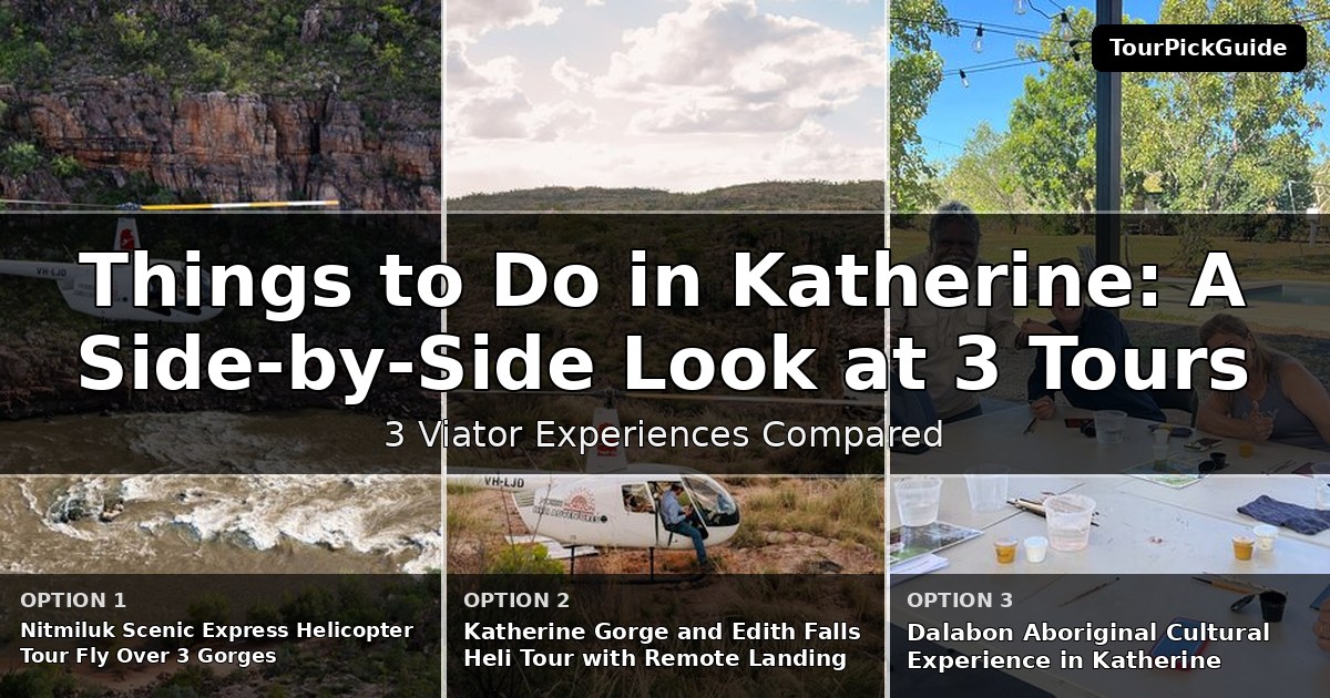 things to do in Katherine – three Viator experiences compared