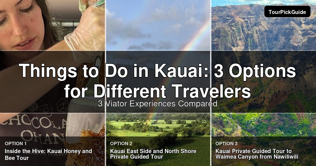 things to do in Kauai – three Viator experiences compared