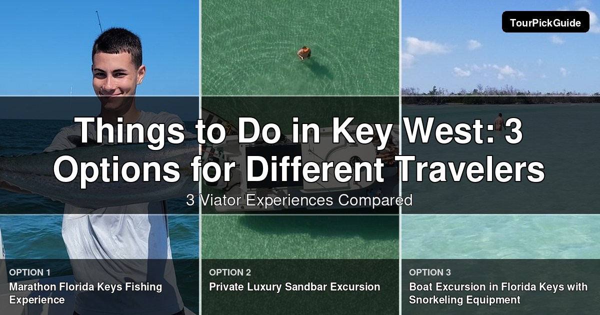things to do in Key West – three Viator experiences compared