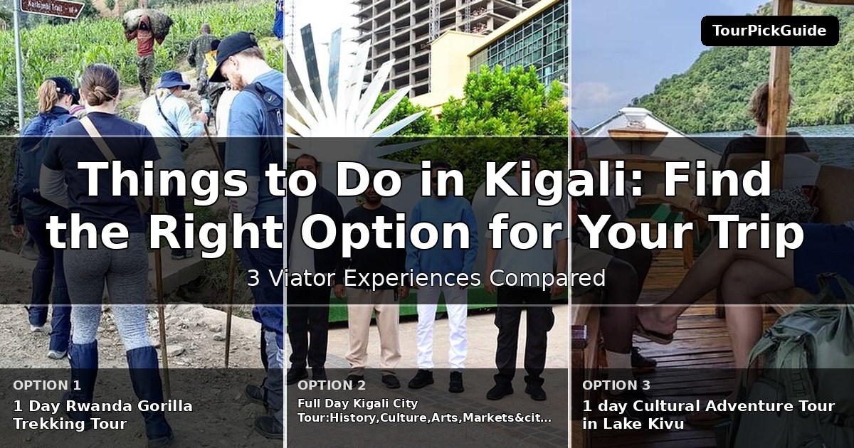 things to do in Kigali – three Viator experiences compared