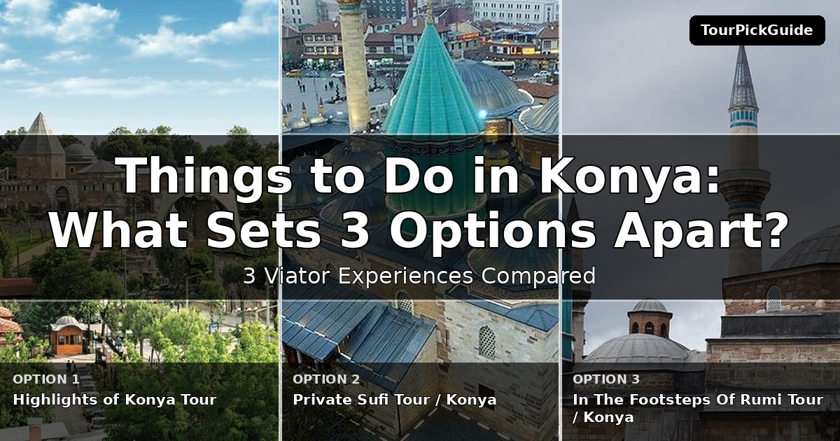 things to do in Konya – three Viator experiences compared