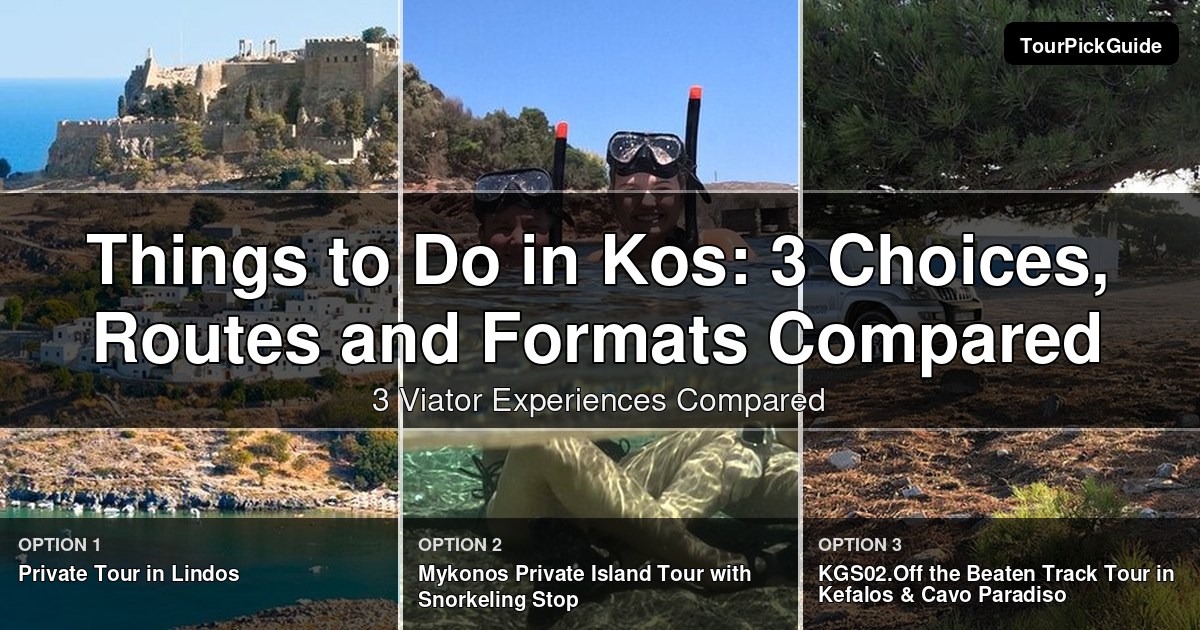 things to do in Kos – three Viator experiences compared