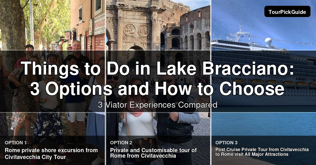 things to do in Lake Bracciano – three Viator experiences compared
