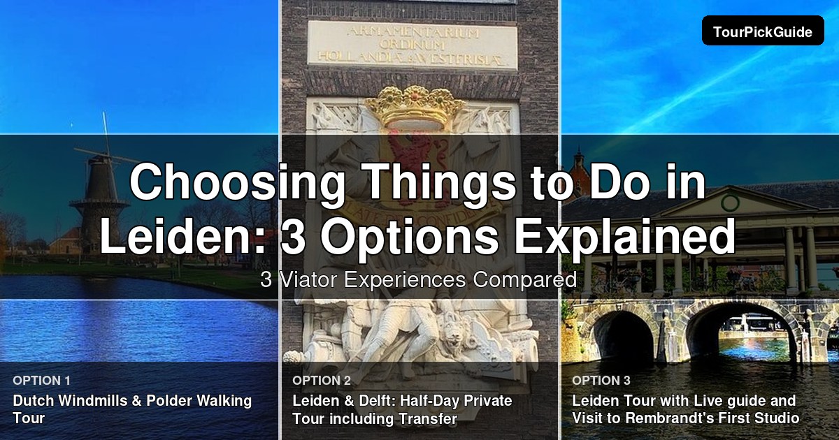 things to do in Leiden – three Viator experiences compared