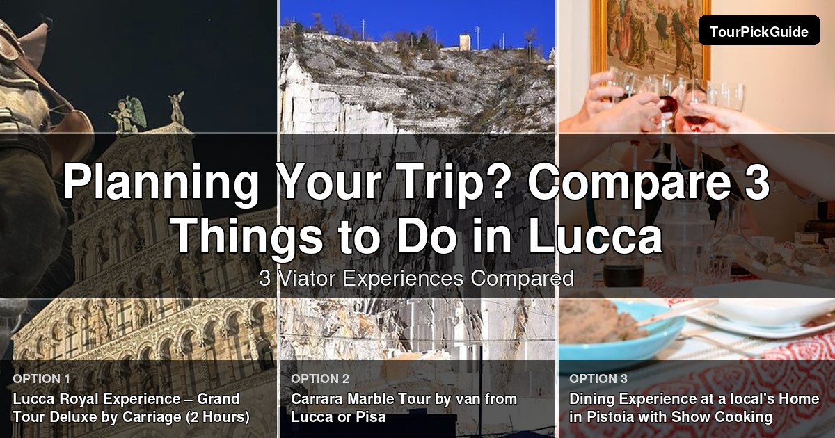 things to do in Lucca – three Viator experiences compared