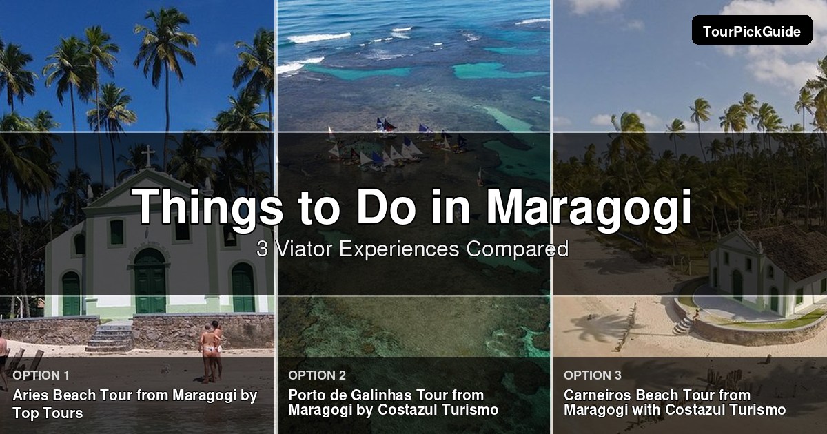 things to do in Maragogi – three Viator experiences compared