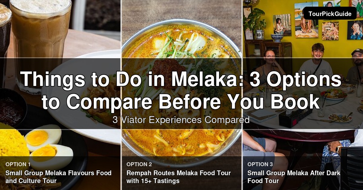 things to do in Melaka – three Viator experiences compared