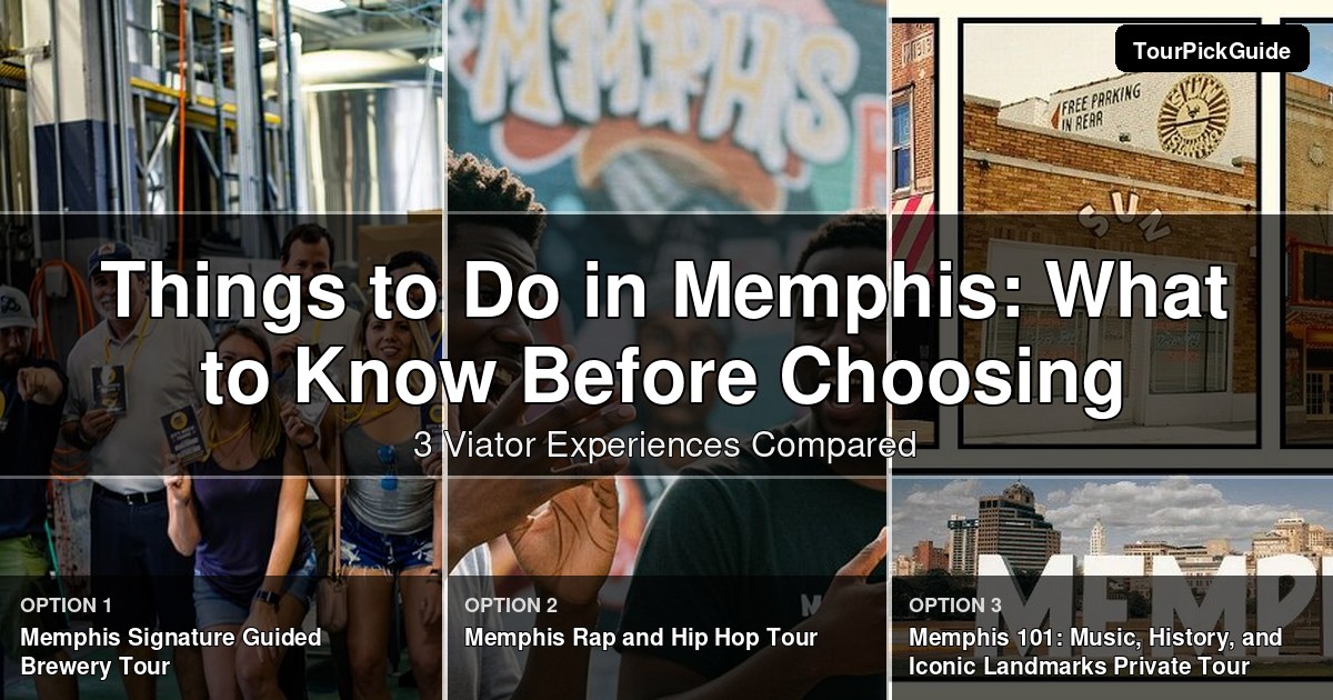 things to do in Memphis – three Viator experiences compared