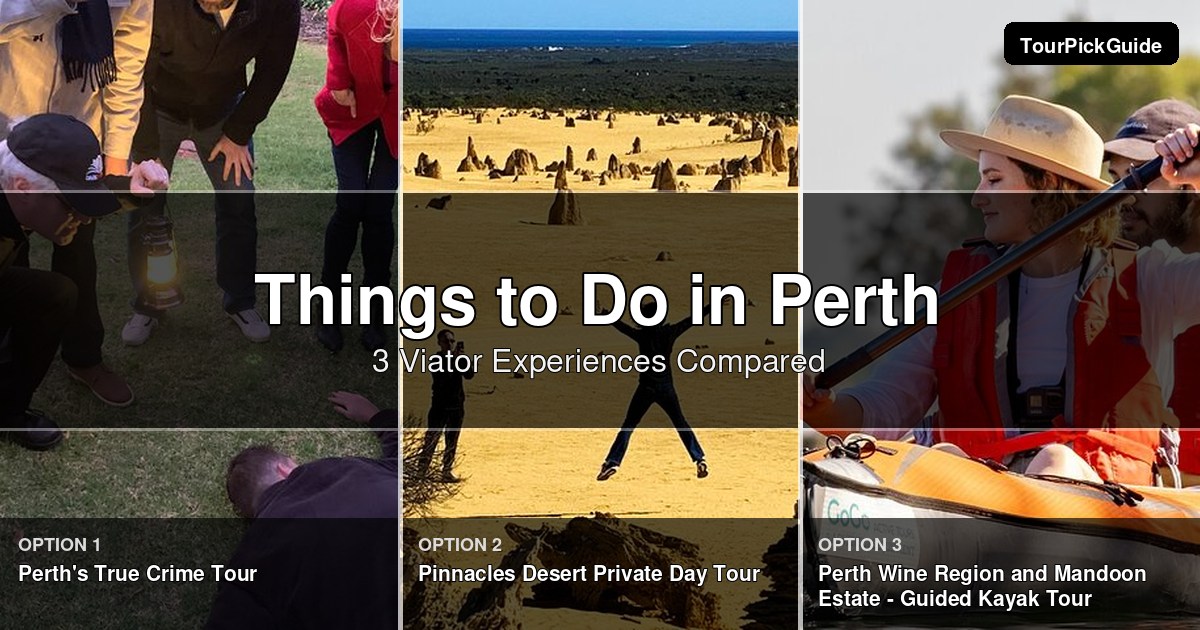 things to do in Perth – three Viator experiences compared