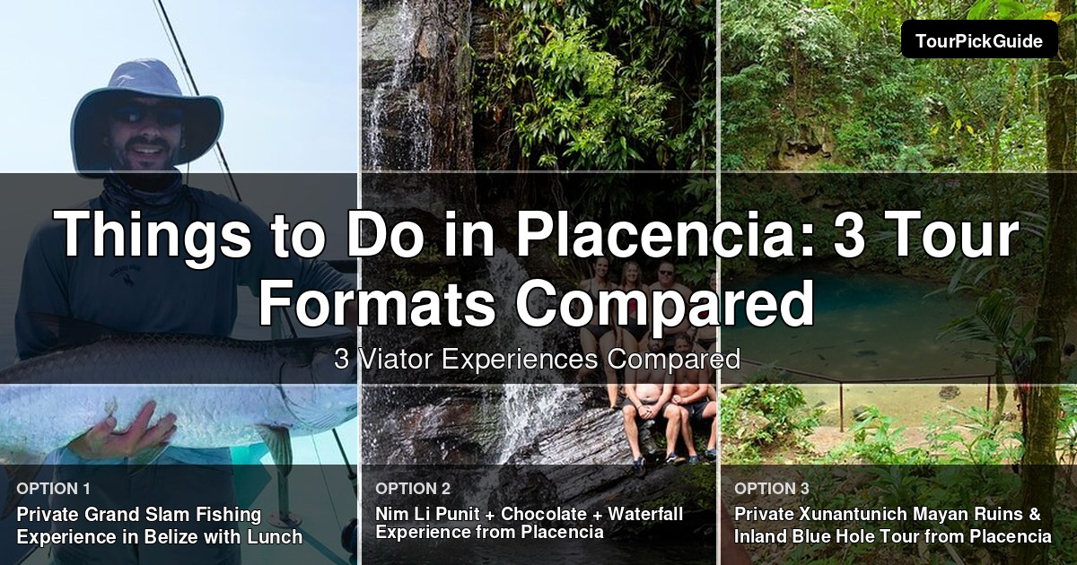 things to do in Placencia – three Viator experiences compared