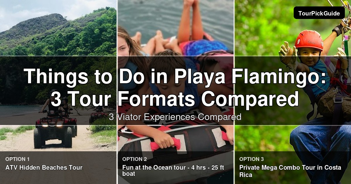 things to do in Playa Flamingo – three Viator experiences compared