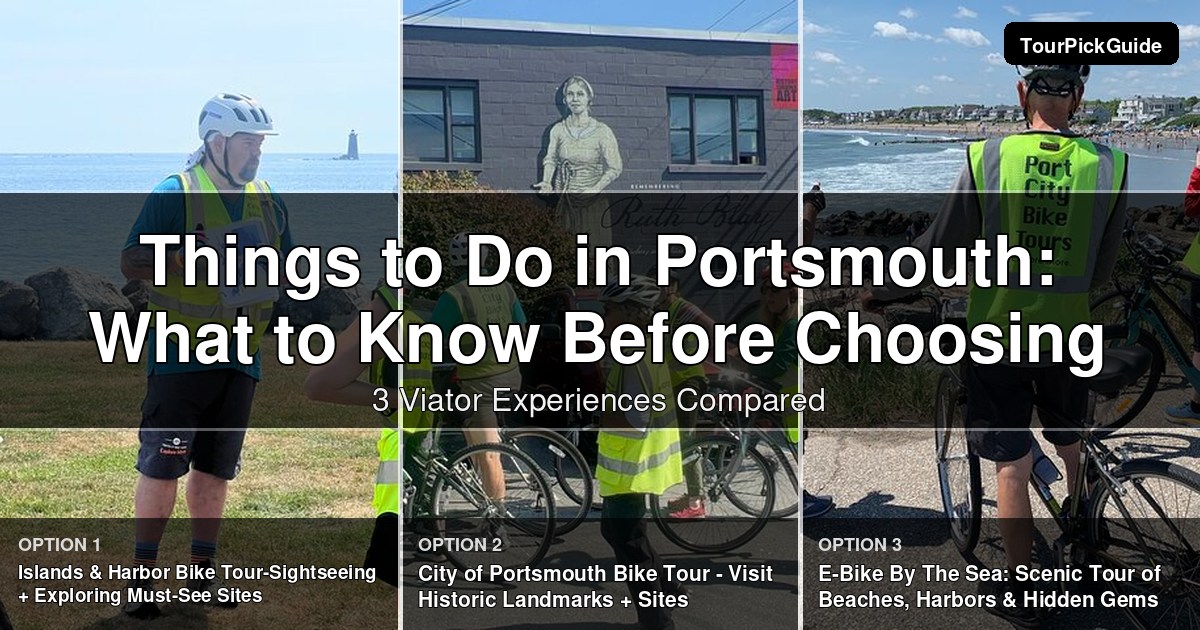 things to do in Portsmouth – three Viator experiences compared