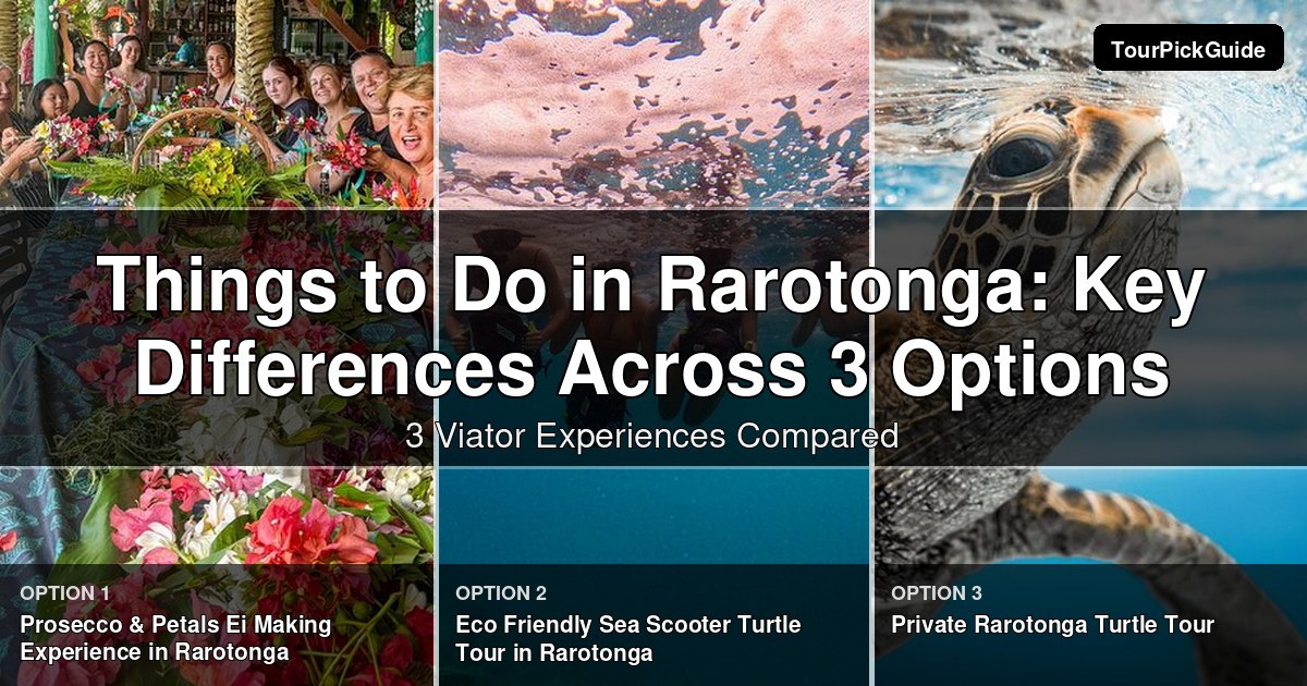 things to do in Rarotonga – three Viator experiences compared