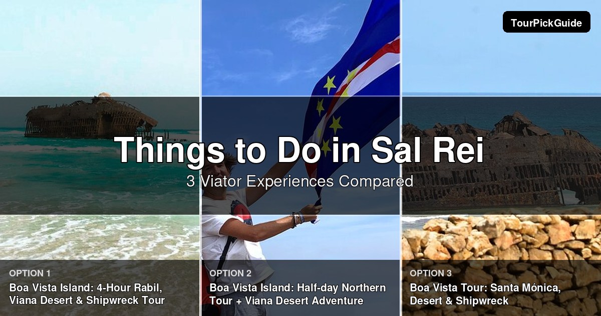 things to do in Sal Rei – three Viator experiences compared