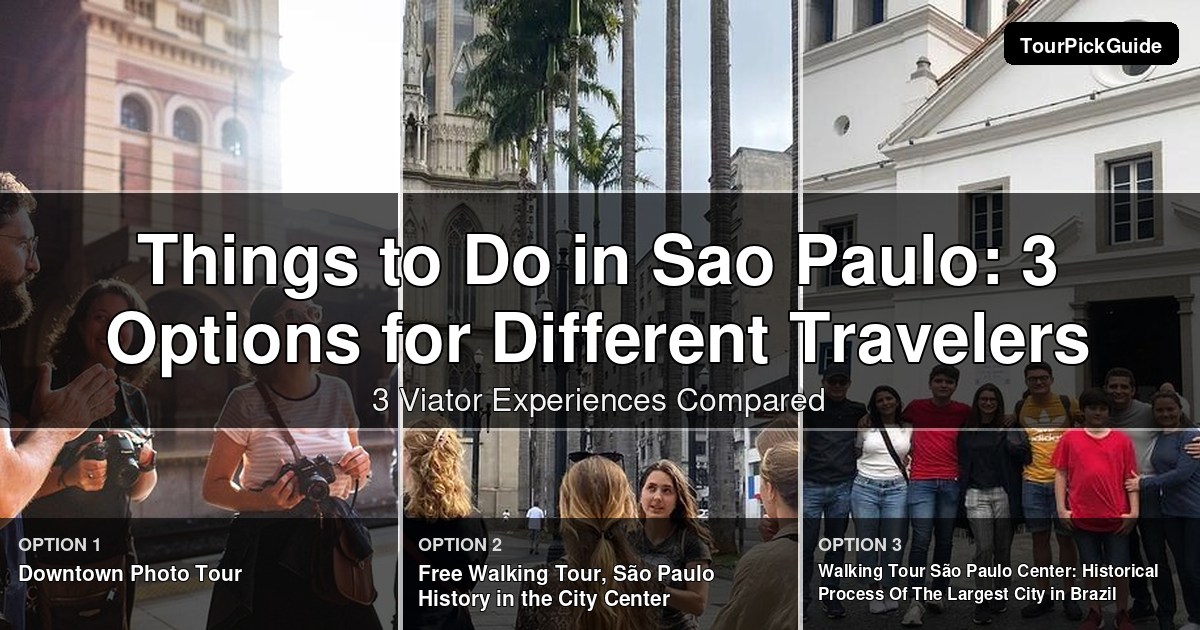 things to do in Sao Paulo – three Viator experiences compared