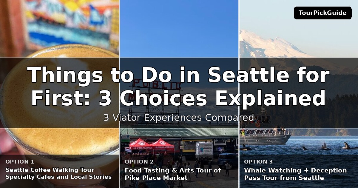 things to do in Seattle for first time visitors – three Viator experiences compared