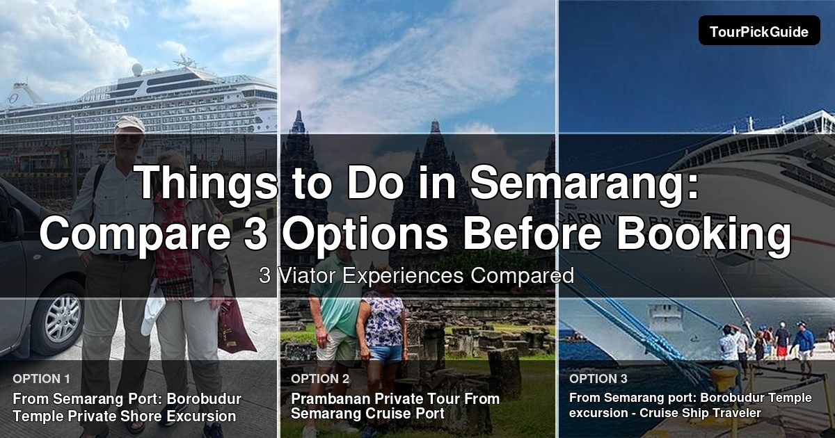 things to do in Semarang – three Viator experiences compared