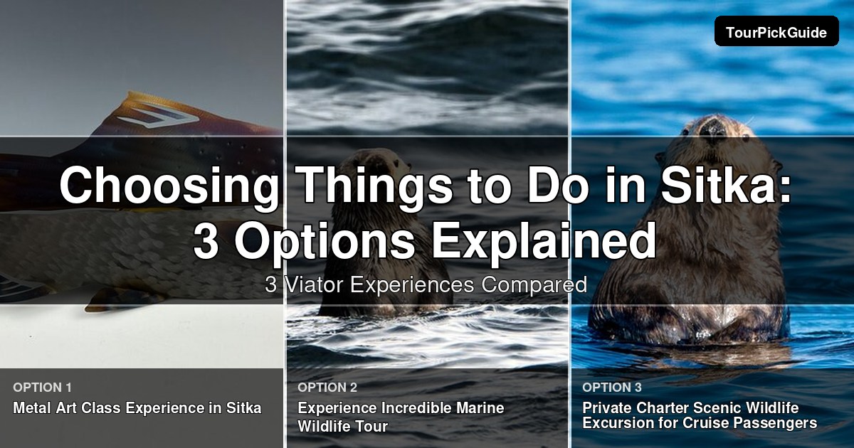things to do in Sitka – three Viator experiences compared