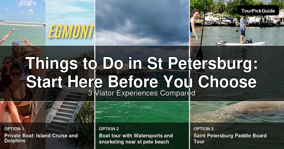things to do in St Petersburg – three Viator experiences compared