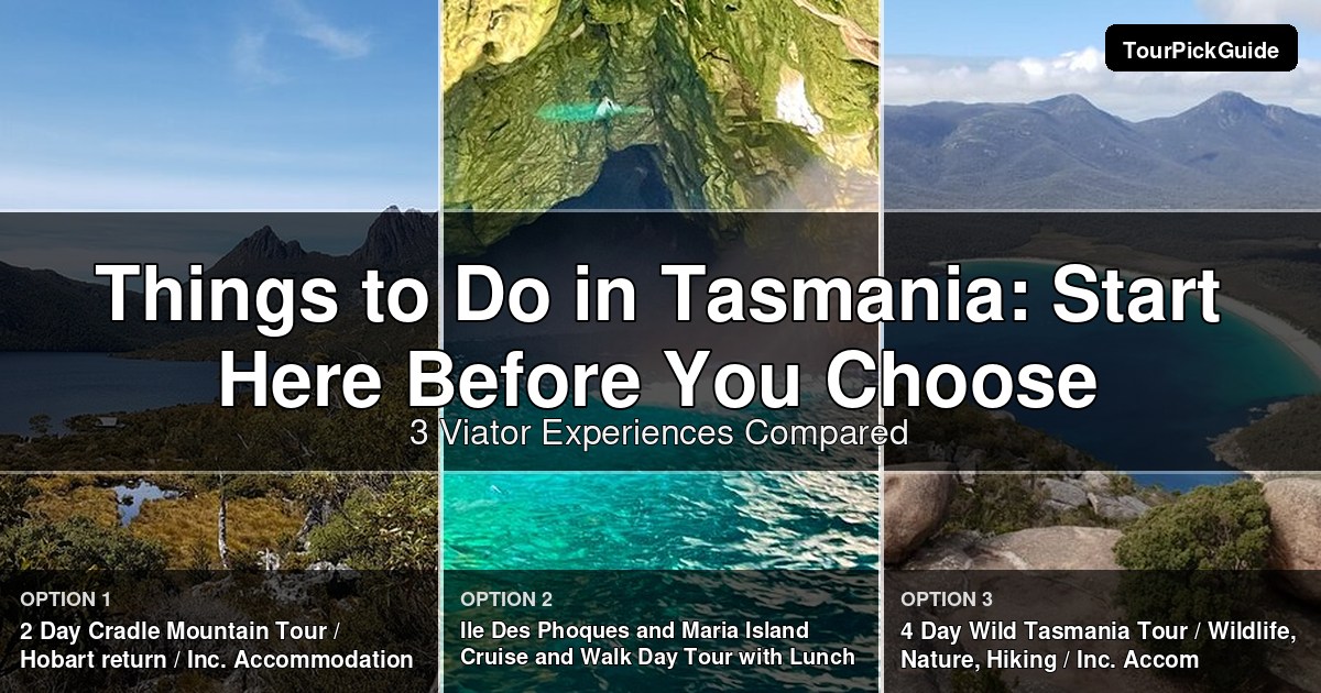 things to do in Tasmania – three Viator experiences compared