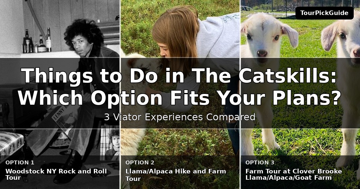 things to do in The Catskills – three Viator experiences compared