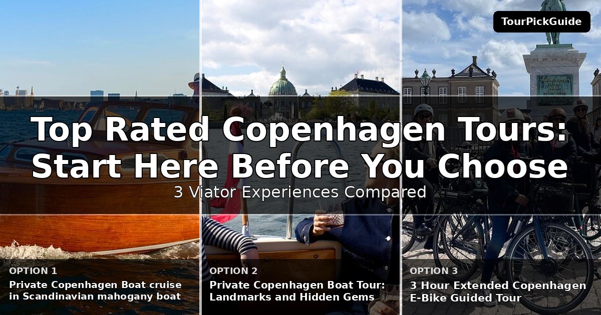 top rated Copenhagen tours – three Viator experiences compared