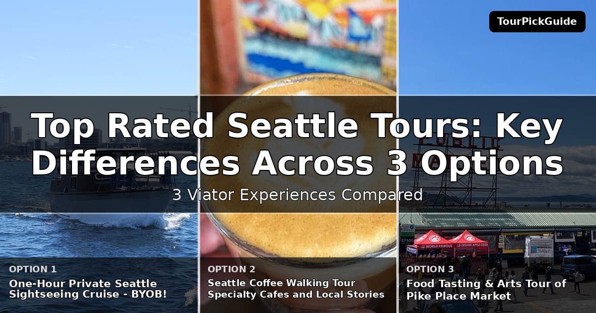 top rated Seattle tours – three Viator experiences compared