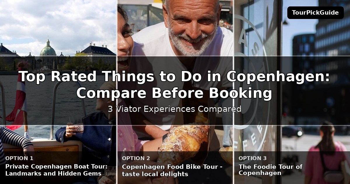 top rated things to do in Copenhagen – three Viator experiences compared