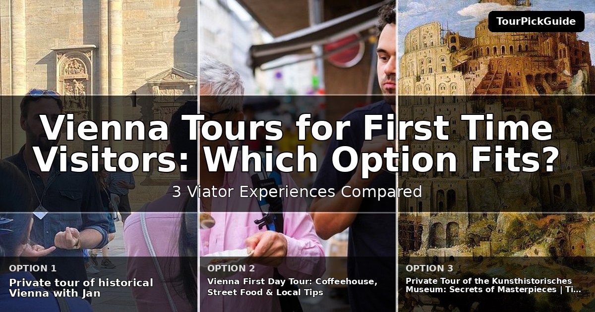 Vienna tours for first time visitors – three Viator experiences compared