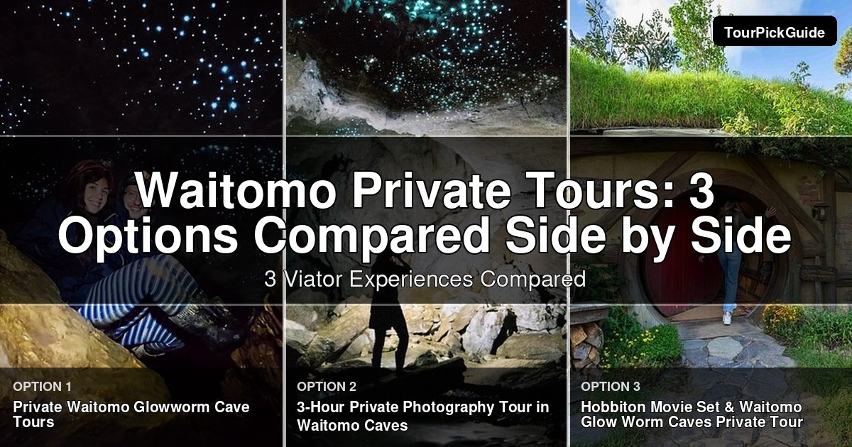 Waitomo private tours – three Viator experiences compared