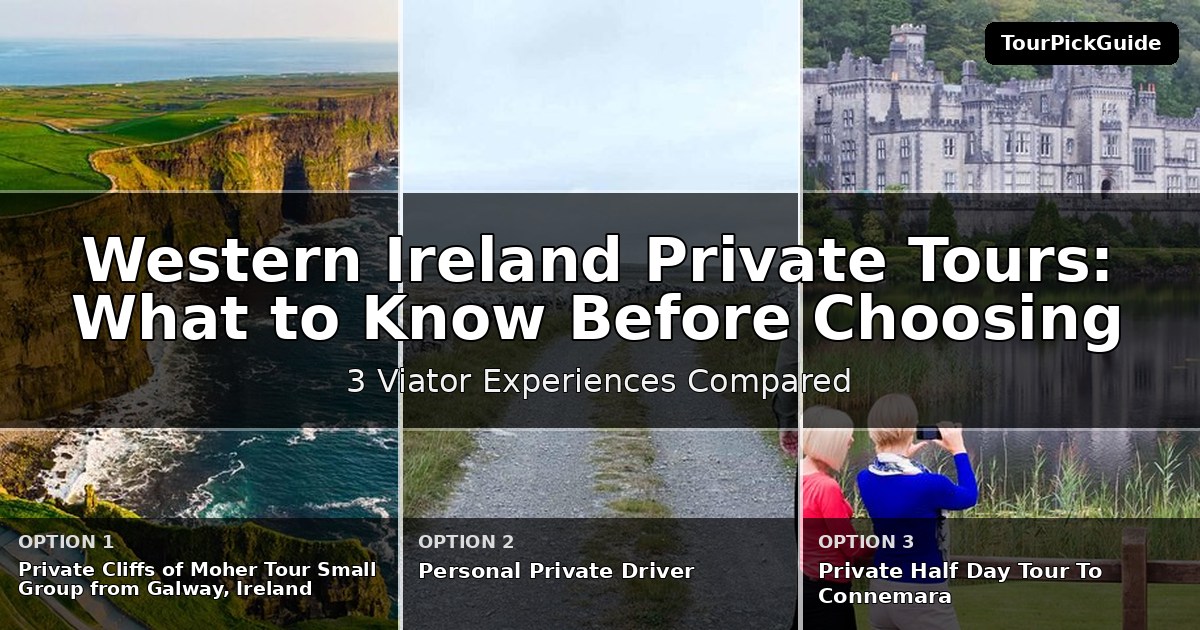 Western Ireland private tours – three Viator experiences compared