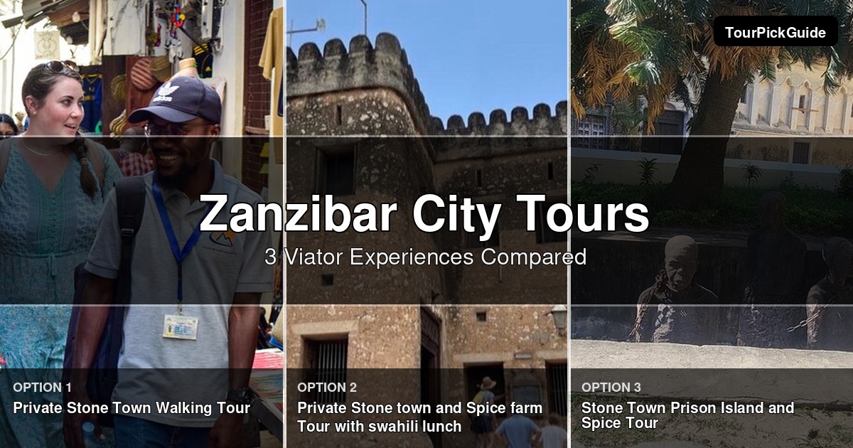 Zanzibar City tours – three Viator experiences compared