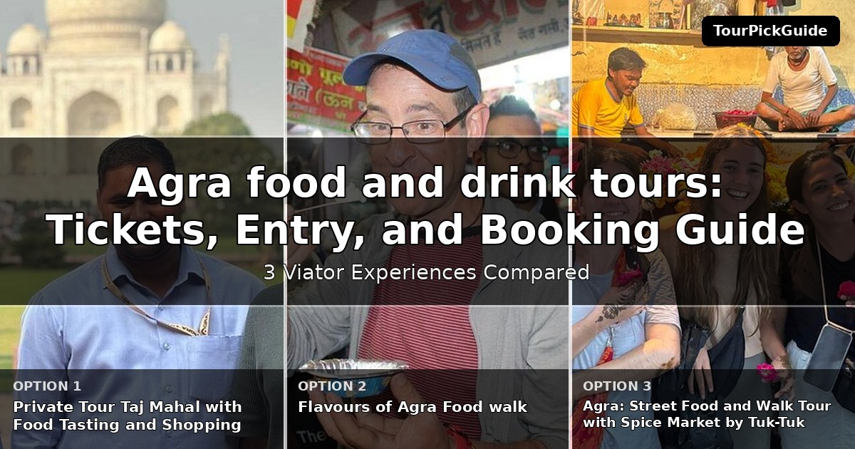 Agra food and drink tours – three Viator experiences compared