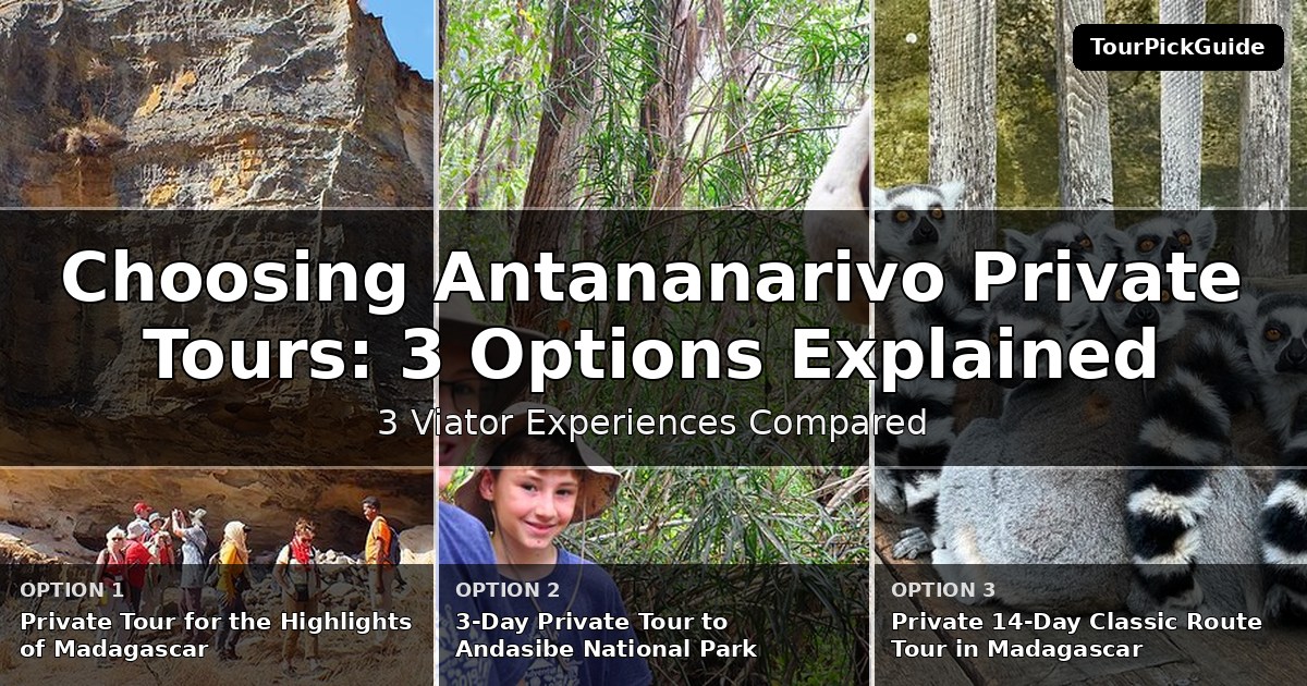 Antananarivo private tours – three Viator experiences compared