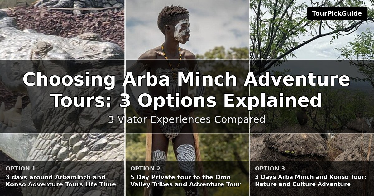 Arba Minch adventure tours – three Viator experiences compared