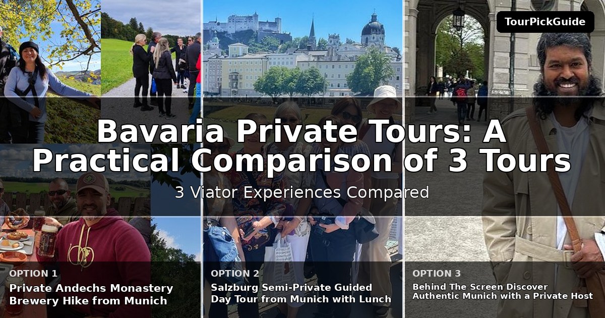 Bavaria private tours – three Viator experiences compared