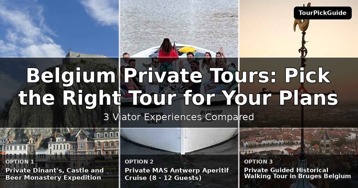 Belgium private tours – three Viator experiences compared
