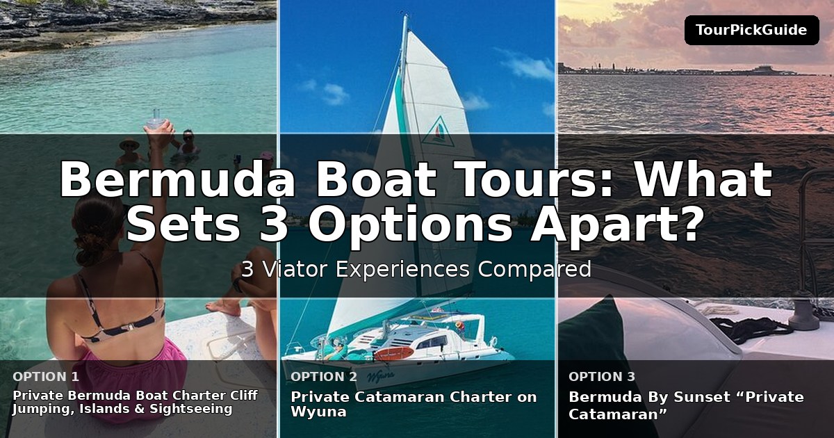 Bermuda boat tours – three Viator experiences compared