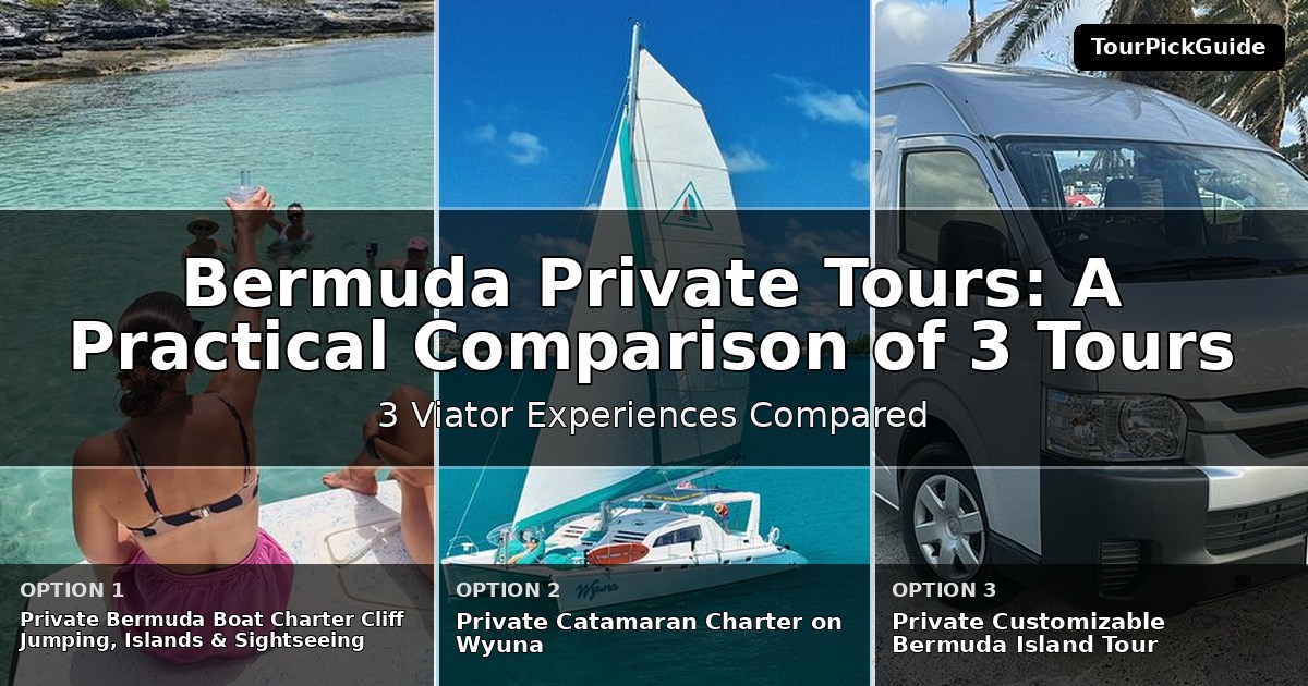 Bermuda private tours – three Viator experiences compared