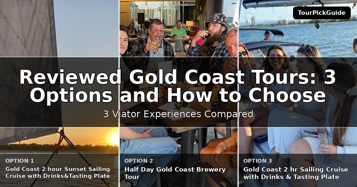 best reviewed Gold Coast tours – three Viator experiences compared