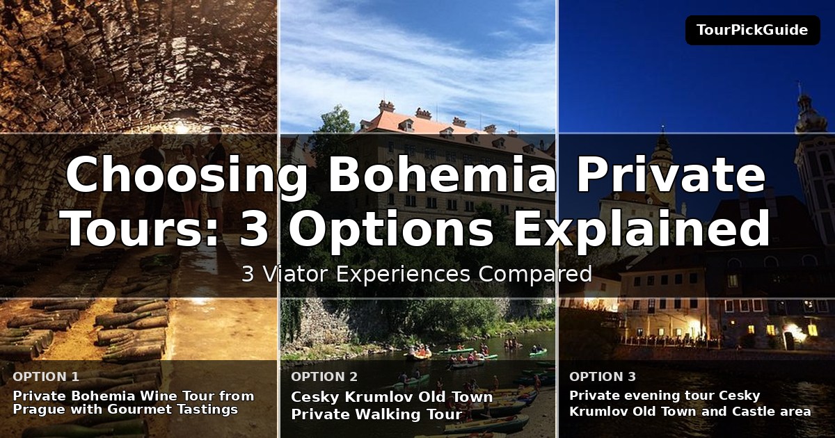 Bohemia private tours – three Viator experiences compared