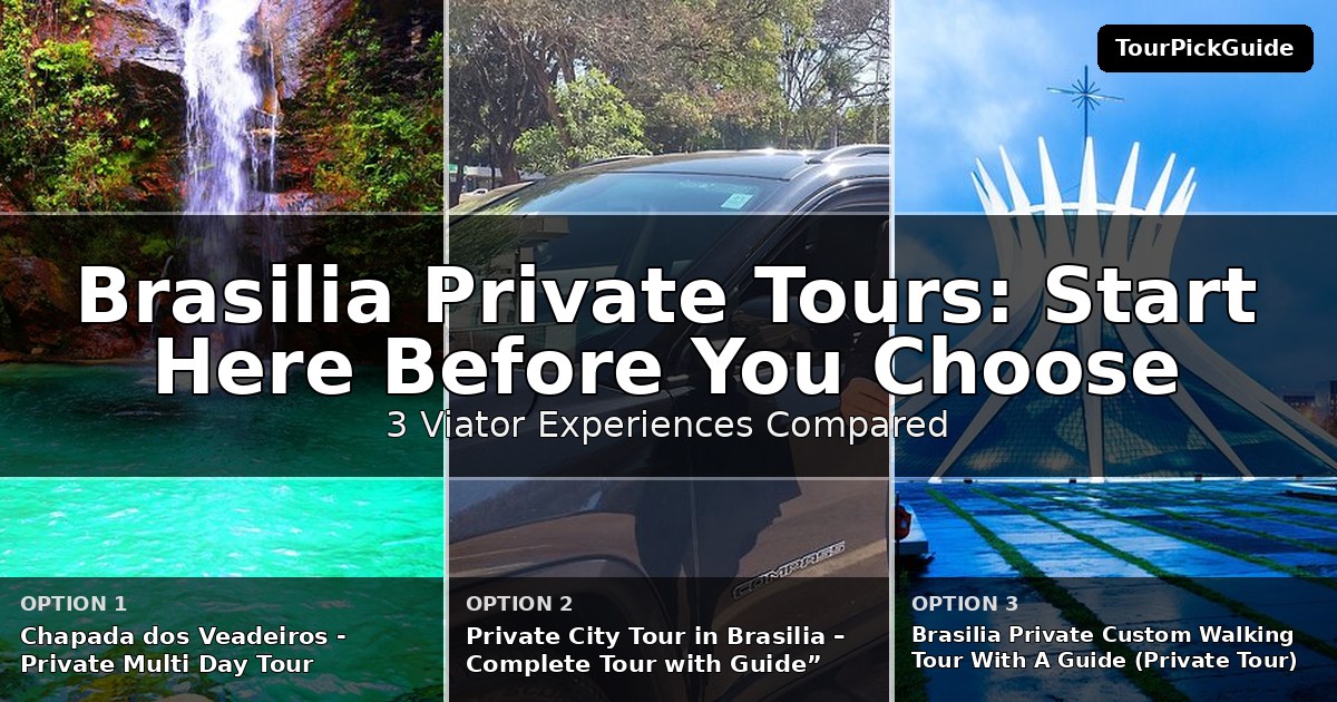Brasilia private tours – three Viator experiences compared
