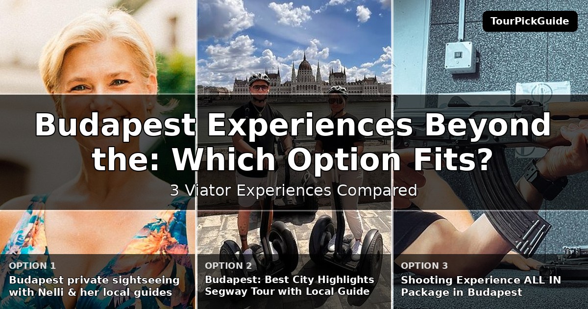 Budapest experiences beyond the highlights – three Viator experiences compared